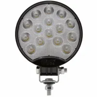 MAXXIMA Vehicle Work Light: Round, Flood, LED, Bolt, Blunt Cut Wires, Universal, Surface Mount (MPN MWL-19-B)