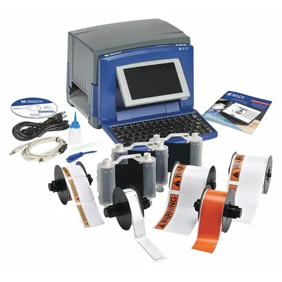 BRADY Desktop Printer: Arc Flash, PC Connected/Standalone, Single Color, Thermal Transfer - Standalone Desktop Printers