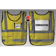 This ANSI Class 1 safety vest is constructed from yellow nylon for basic conspicuity in low-risk environments. Its 62-inch length provides coverage for workers in settings such as parking lots or warehouses where separation from vehicle traffic is maintained. The vest is designed for use in low-traffic areas with ample distance from moving vehicles or equipment.