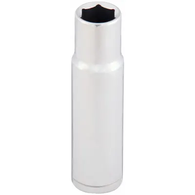 WESTWARD Socket: Metric, 1/2 in Drive Size, 19 mm Socket Size, 6-Point, Deep, Chrome - 1/2" Drive Hand Sockets