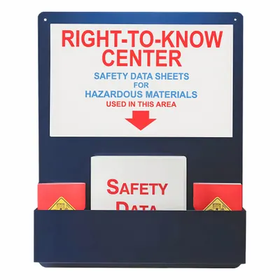 ACCUFORM Information Center: Information Center, 24 in Overall Ht, 30 in Overall Wd - Safety