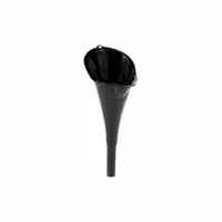 Spout Funnel: Polyethylene, 12 fl oz Fluid Capacity, 3 1/2 in Overall Dia, 11 in Overall Ht, Black (MPN 32855)