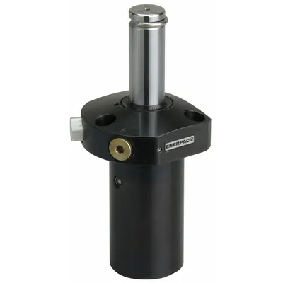 ENERPAC Swing Clamp Hydraulic Cylinder: Single Acting, 2,400 lbf Clamping Force - Upper Flange Mount Swing Clamp Cylinders