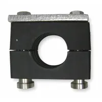 BEHRINGER PIPE SYSTEMS Vibration-Dampening Beta Clamp: Ribbed Bore, Steel Clamp, For 1 Lines (MPN R7H3025-PP)