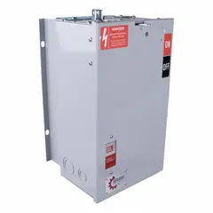 Fusible bus plug rated 600V, accepts Class H fuses, and uses BES breaker type. Designed for use with Siemens BD Busway. Replaces OEM part numbers BOS16453 and BOS16453R. Weather stripping not included.