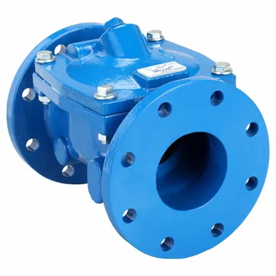 VAL-MATIC Swing Flex Check Valve: Swing, Inline Valve Body, 8 in Pipe Size, Flange x Flange - Ductile Iron Inline Swing Check Valves