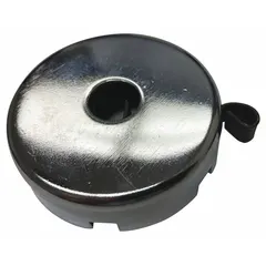 Replacement cap cover for drill presses. Protects the spindle or quill assembly from debris and damage. Suitable for use in machining and fabrication applications.
