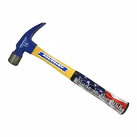 Claw Hammer: Steel, Textured Grip, Fiberglass Handle, 20 oz Head Wt, 14 in Overall Lg, 1 in Face Dia (MPN FS999)