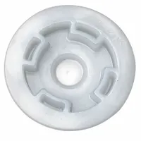 APPROVED VENDOR Drum Plug: NPT, Non-Locking, Polyethylene, EPDM Gasket, 2 in Outside Dia, White, 10 (MPN GPPA57GK-V)