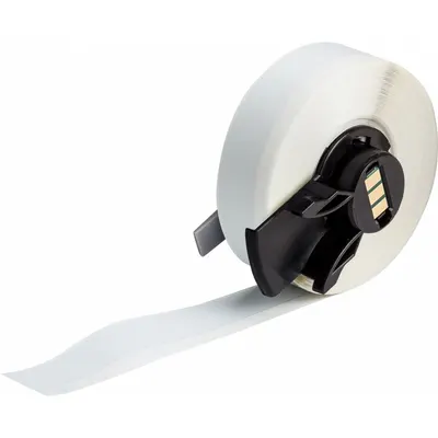 BRADY Continuous Label Stock: 1/2 in x 50 ft, Polyester, Metal Detectable - Brady Continuous Label Rolls