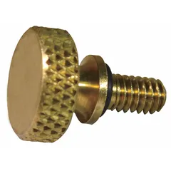 Gas ballast valve with O-ring for use in vacuum pump systems. Introduces a controlled amount of gas into the pump chamber to reduce oil contamination and maintain pump efficiency. Suitable for pneumatic equipment in industrial and HVAC applications.