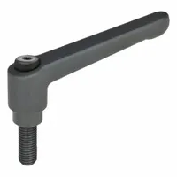 JW WINCO Adjustable Handles; Adjustable Levers: Zinc w/ Steel Thread, M8 Thread, 50 mm Thread Lg (MPN 8N50A02K)