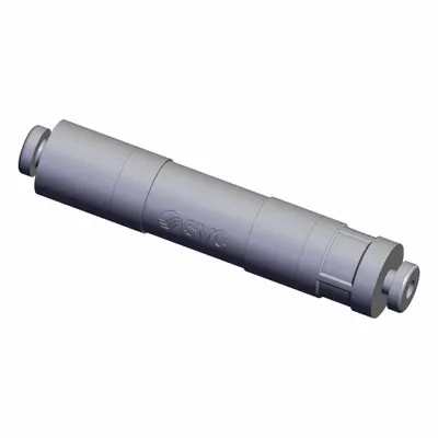 SMC In-Line Air Filter: ZF, 12 mm Inlet, Push-to-Connect, -100 kPa to 1 MPa - In-Line Vacuum Suction Filters