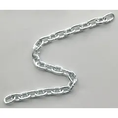 Carbon steel welded straight-link tailgate chain with a 2 in trade size and 325 lb working load limit. Used for securing loads on trucks and trailers, light-duty tie-downs, gate latches, and general industrial restraint applications.
