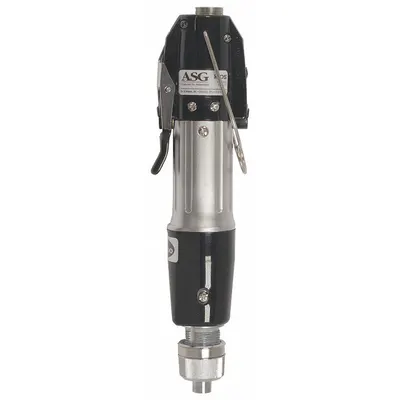 ASG Screwdriver: 1/4 in Drive Size, 2.7 in-lb Torque - Min, 14.2 in-lb Torque - Max - Corded Production Screwdrivers
