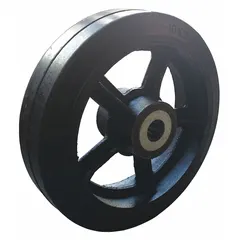 DAYTON Wheel: 10 in Overall Ht, 10 in H x 2 1/2 in W, 10 in Overall Lg, Rubber, 2 1/2 in Overall Wd (MPN MH34D64501G). Key specifications — Manufacturer Part Number: MH34D64501G; Accessory Type: Mold-On Wheel; Compatible with Product Type: Hand Truck.