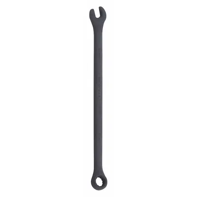 WESTWARD Combination Wrench: Alloy Steel, Black Oxide, 6 mm Head Size, 4 7/8 in Overall Lg - Metric 12-Point Combination Wrenches