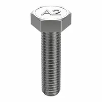 Hex Head Cap Screw: Stainless Steel, A2, NL-19, M12-1.75, Coarse, 50 mm lg, Globally Sourced, 10 PK (MPN FBMHEXB1217550P10)