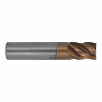 CLEVELAND Corner Radius End Mill: Carbide, T-Max Coated, 5 Flute, 3/16" Mill Dia, 3/8" LOC, 2" OAL (MPN C70526)