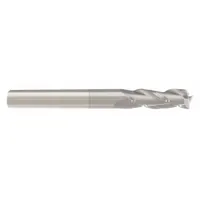 APPROVED VENDOR Square End Mill: Carbide, TiCN Coated, 3 Flute, 7/16" Mill Dia, 1" LOC, 2-3/4" OAL (MPN 205-001202)