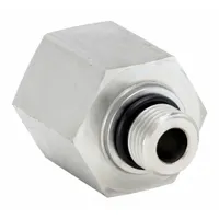 PARKER Metal Pipe Straight: Straight, Steel, 1/4 in, Male Threaded x Female NPT Threaded, 6,000 psi (MPN 5-1/4 F5OG-S)