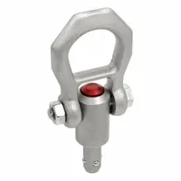 JW WINCO Quick-Release Hoist Ring: Stainless Steel, 787 lbf Load Limit, 12 mm Pin Dia (MPN 1130-12-35-NI)