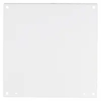 WIEGMANN Interior Panel: Back Panel Panel, 21 in Overall Ht, 21 in Overall Wd, Steel, Powder Coated (MPN NP2424)