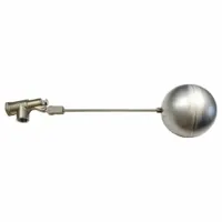 BOB Float Valve Assembly: For Water Media, Angle Valve Body, Cylindrical, Horizontal Piping, FNPT (MPN R1350-3/8-5)