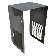 This replacement cover is a maintenance and repair part for use with Dayton models 3LE81, 3LE82, and 3LE83. It is designed to protect internal components and restore enclosure integrity during servicing of industrial equipment.