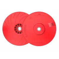 This 7-inch diameter air-cooled fiber disc backing pad features extra hard density for firm support during grinding and finishing. It has a 5/8"-11 threaded hole for tool connection. Suitable for use with compatible fiber discs on metal, wood, and composites. Sold in a pack of 10