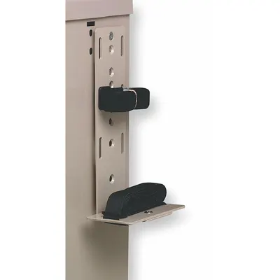 METRO Medical Cart Accessory Bracket: 9 in Overall Ht, 2 1/2 in Overall Wd, 3 in Overall Dp - Side-Mount Accessories for Medical Carts