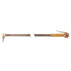 Smith-Style handheld cutting torch with 72-inch length and 90° head for oxy-fuel cutting of steel and ferrous metals. Features a 9/16"-18 connection. Suitable for industrial fabrication, maintenance, repair, and applications requiring extended reach in confined spaces.