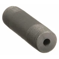 This BECK pipe nipple is a Schedule XXH high-pressure fitting with 1/2 in nominal size, 4 in length, and Male NPT threads on both ends. Its seamless construction and extra-heavy wall thickness make it suitable for demanding industrial piping systems handling hydraulic, steam, or chemical media.
