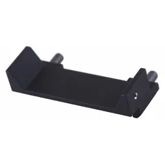 Stackable lip extension for HES Series 5000 electric strikes. Adds 1 inch to lip height to accommodate door preparation modifications. Used in access control installations to align the strike with varying frame depths.