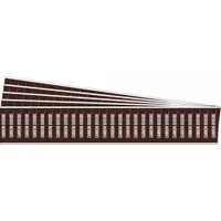 Pipe Marker: Carbon Dioxide, Brown, White, Fits 3/4 in and Smaller Pipe O.D., 28 Pipe Markers, 5 PK (MPN 108708-PK)