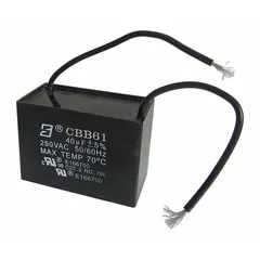 Replacement capacitor for Dayton 1YNW7A motor. Used in industrial equipment to support motor starting or running functions. Verify voltage and capacitance ratings against original part before installation.