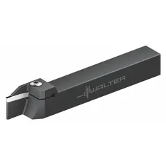 Indexable toolholder for parting and grooving operations on lathes and turning centers. Accepts indexable inserts for efficient metal removal in general machining applications.