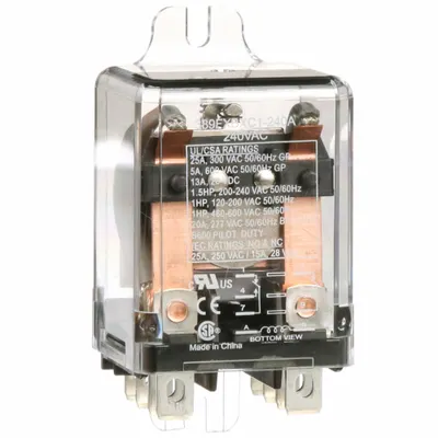 SCHNEIDER Enclosed Power Relay: Surface (Side Flange) Mounted, 25 A Current Rating - Surface-Mounted Relays