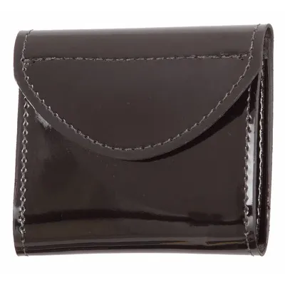 GOULD & GOODRICH, INC. Glove Pouch: Black, Synthetic Polymer, High Gloss - Duty Equipment Pouches