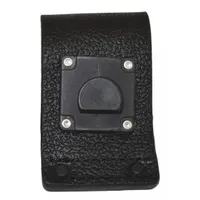 MOTOROLA Swivel Belt Loop: Fits Motorola, Black, Leather, Belt Loop, Leather (MPN PMLN5611A)