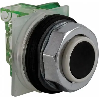 SCHNEIDER Extended Push Button Operator: Non-Illuminated, Extended Profile, Metallic - Extended-Length Push Buttons