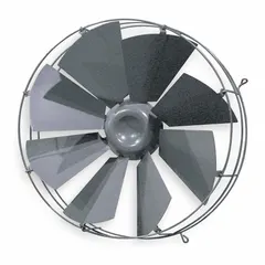 This steel diffuser is designed for hydronic wall and ceiling unit heaters, directing heated air downward and outward for even distribution. It features a gray finish and measures 14-5/16 in x 11-1/4 in x 6-7/16 in (H x W x D). Suitable for commercial and industrial heating applications.