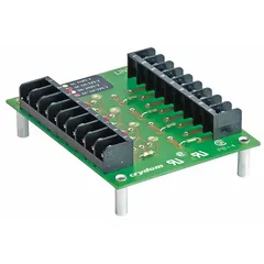 The CRYDOM PB4 is a module mounting board designed for PCB relay mounting. It provides a stable platform for securing and connecting solid-state relays in industrial control panels, simplifying wiring and improving system reliability.