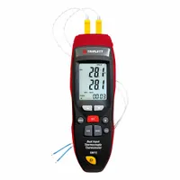 TRIPLETT Thermometer: -328°F (Type K) to 2,501°F (Type K), 2 Channels, USB (MPN TMP72)