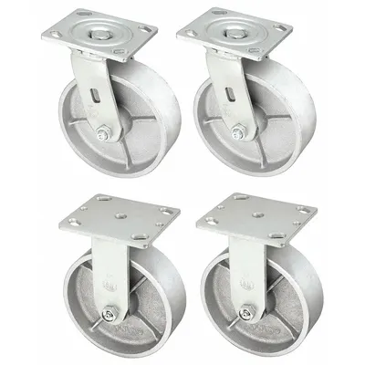 OEM Plate Caster: Rigid/Swivel - Plate Caster Kits
