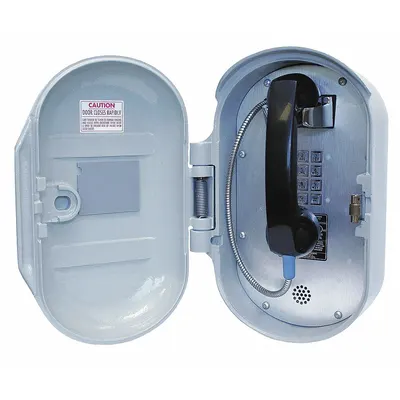 HUBBELL GAI-TRONICS Telephone: Surface Mount, Rugged Phones for Haz Areas, Keypad, 226-001 - Rugged Phones for Hazardous Areas