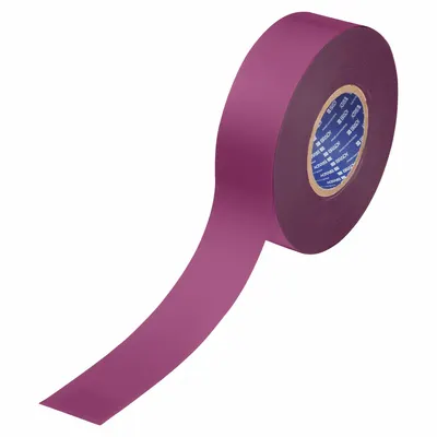 BRADY Floor Marking Tape: Solid, Purple, 2 in x 100 ft, 22 mil Tape Thick - Extra-Durable Floor Marking Tape
