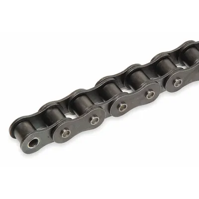 TSUBAKI Roller Chain: Steel, Single Strand, 06B, 3/8 in Pitch, 10 ft Overall Lg - British Standard Roller Chains