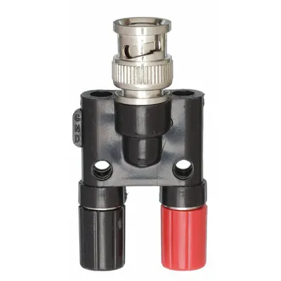OEM APPROVED VENDOR BNC x Banana Jack Adapter, Straight Plug, Stackable, Copper - BNC x Banana Jack Adapters