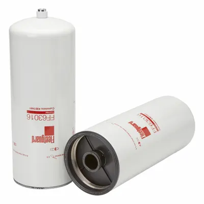 FLEETGUARD Fuel Filter: Spin-On, 16 in Overall Lg, 6 in Outside Dia, M130-2.5 Thread Size - Spin-On Fuel Filters